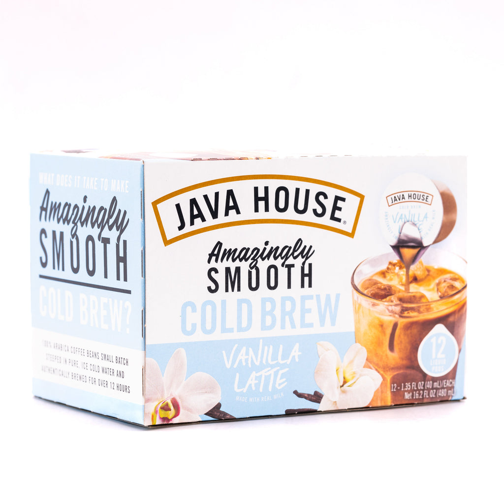 Java House Latte Cold Brew Coffee Pods - French Vanilla