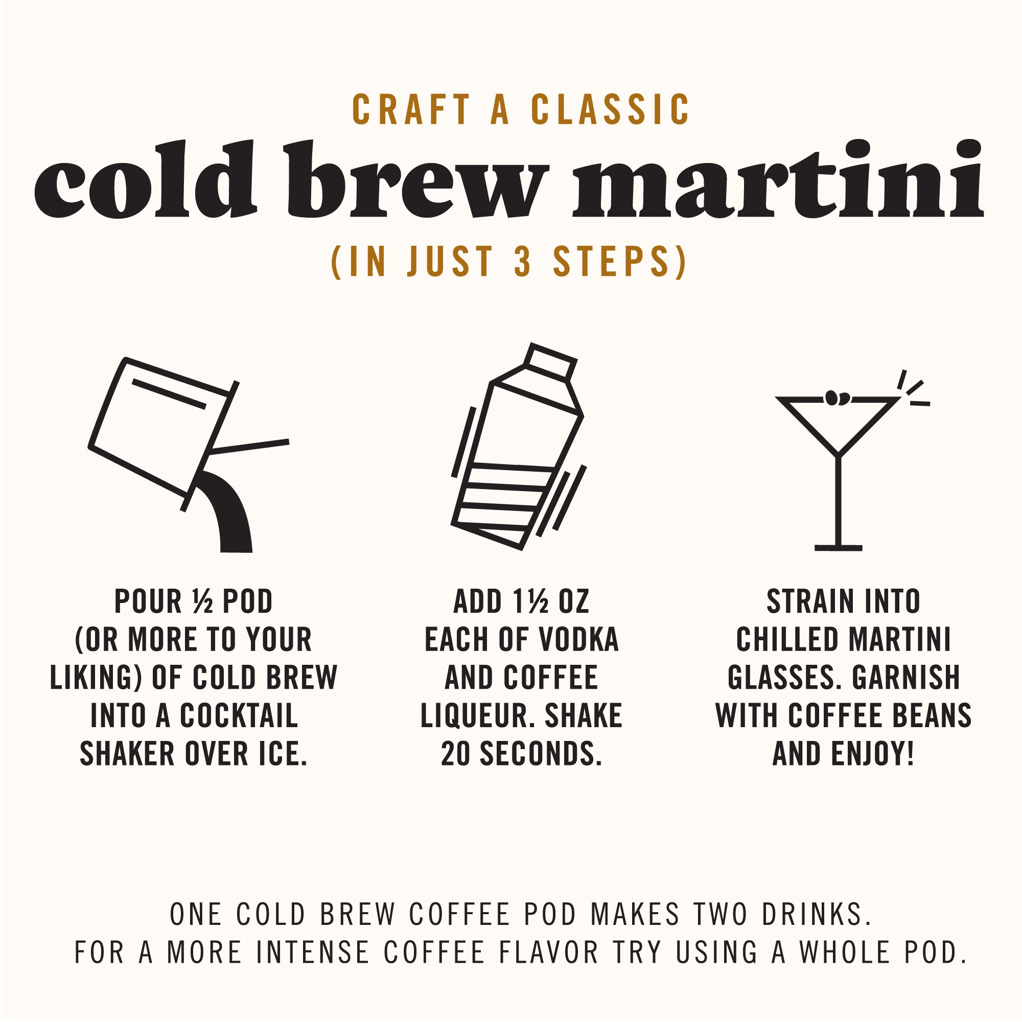 Java House Cold Brew Espresso Martini Mix