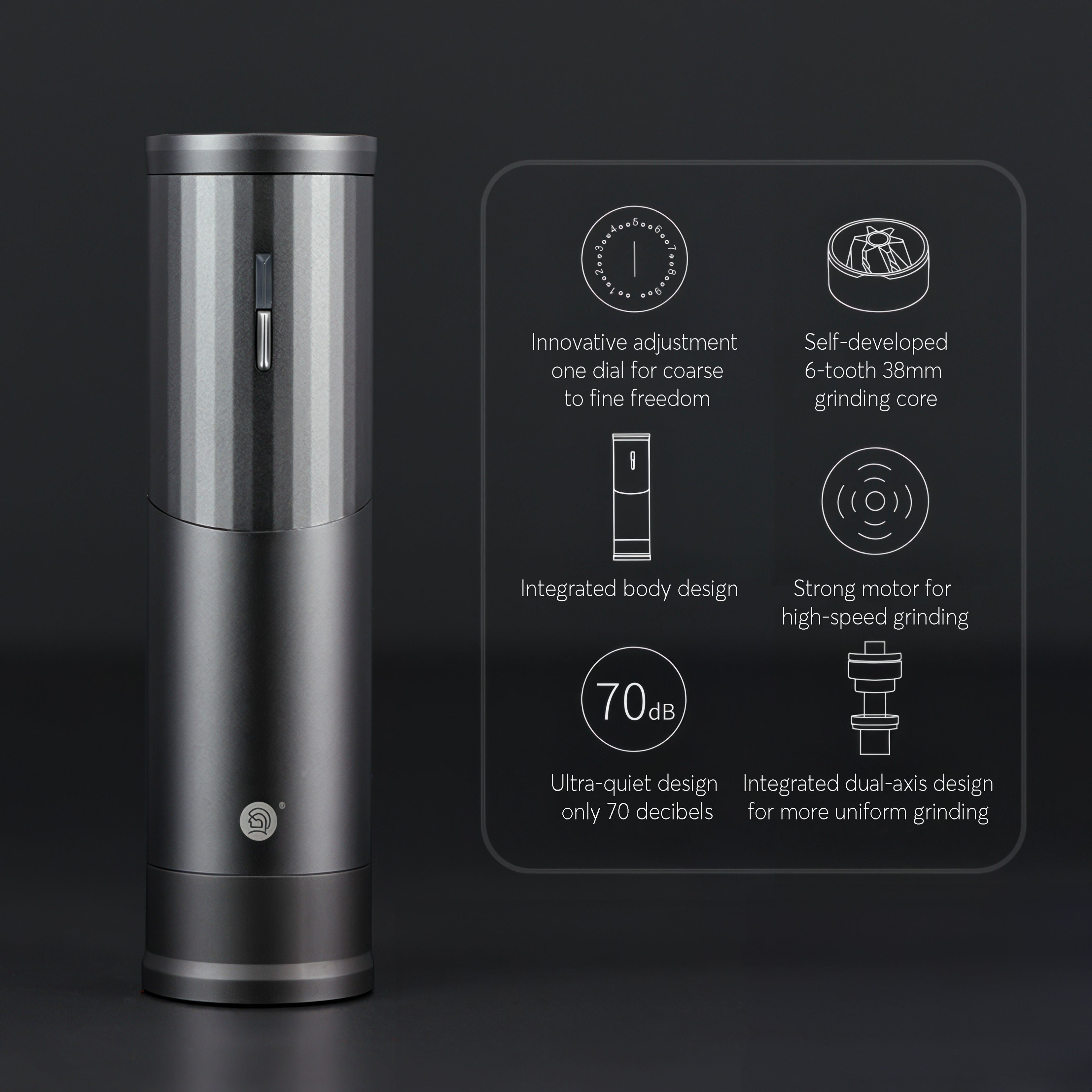 Portable Coffee Grinder for Precision Brewing