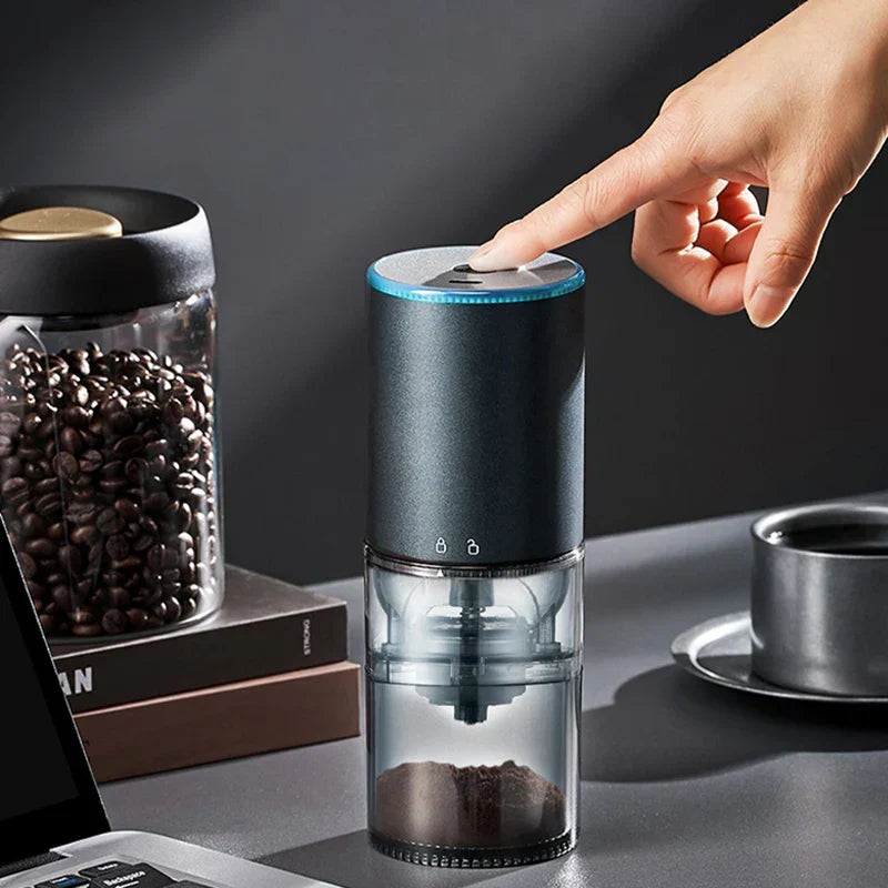 DecorBites™ Electric Coffee Bean Grinder: Small, Portable, Full-automatic Household Coffee Machine